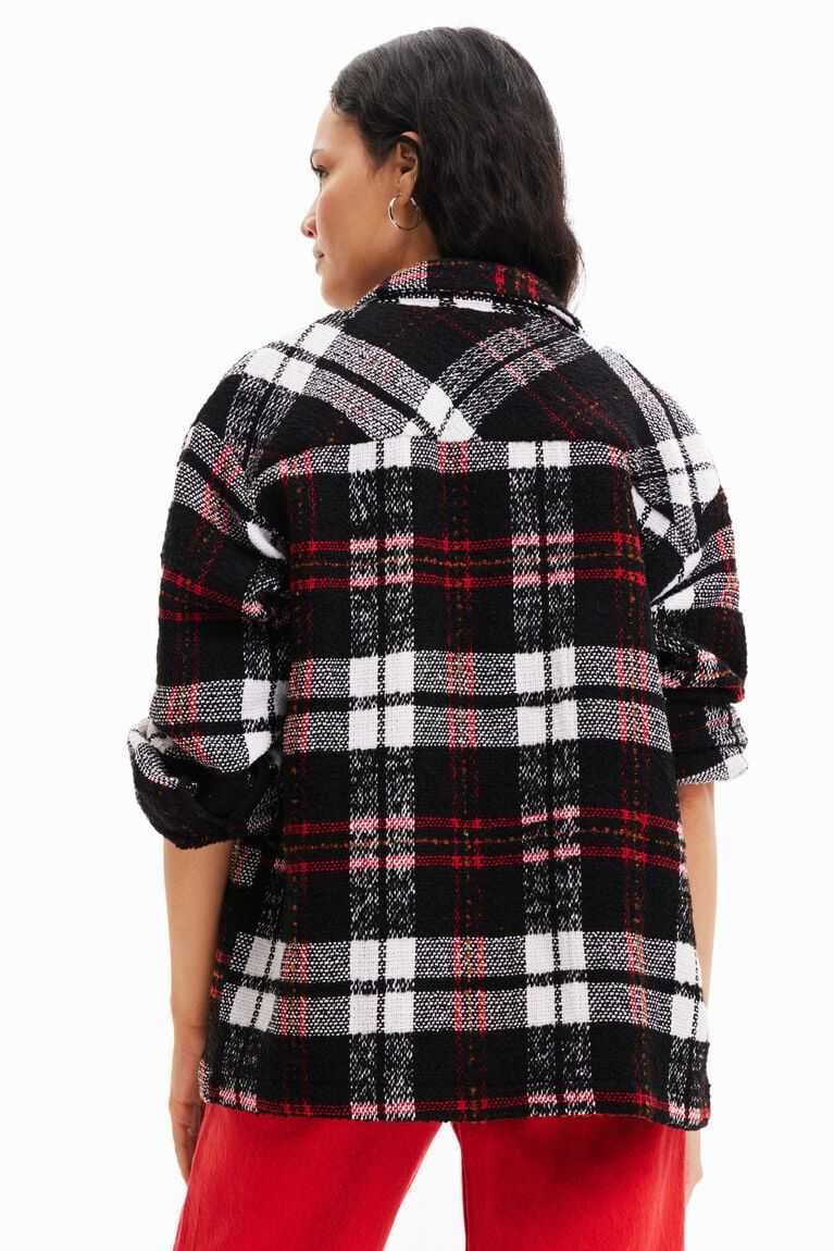 Desigual Plaid straight Ceket Kadın | 284976-UML