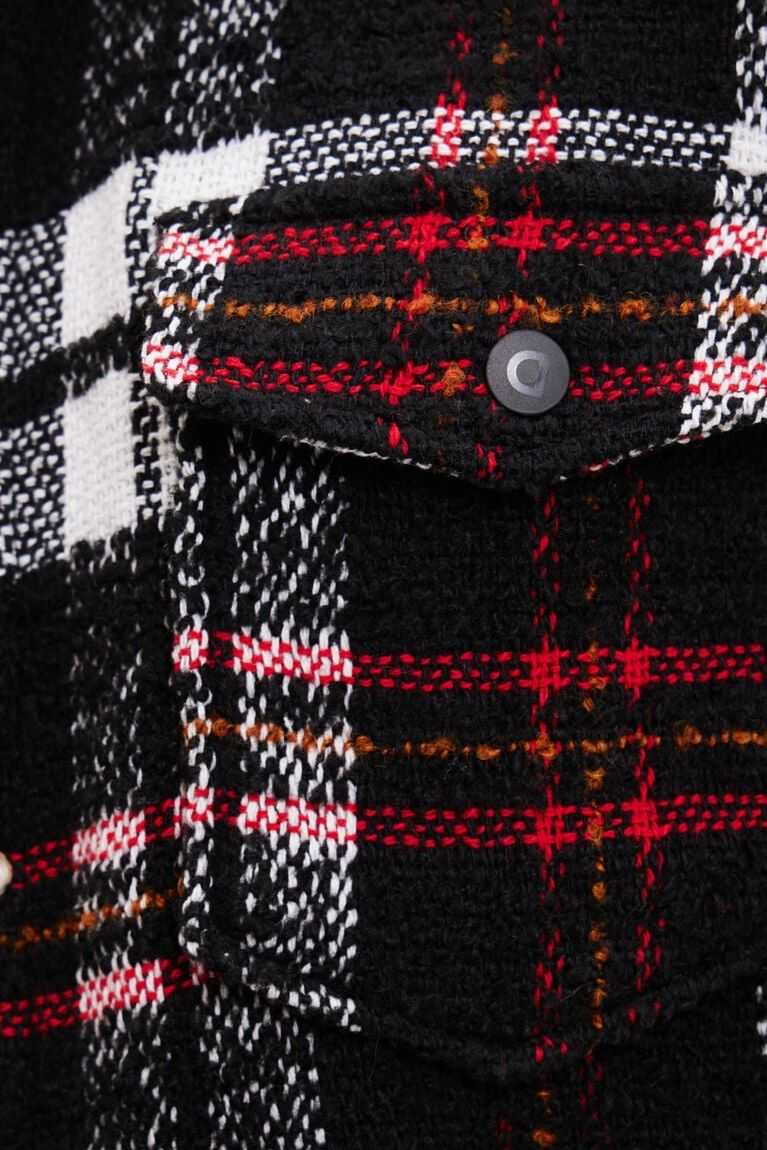 Desigual Plaid straight Ceket Kadın | 284976-UML