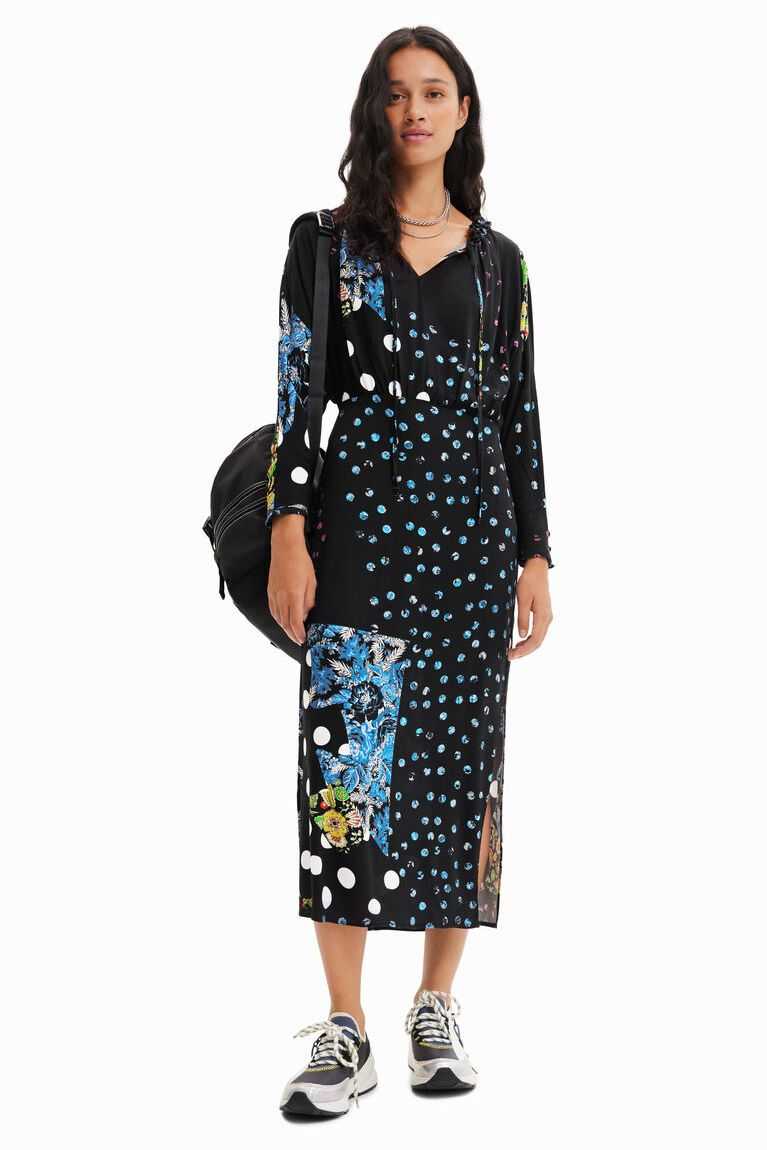 Desigual Polka dot midi Tulum Kadın | 086345-COV