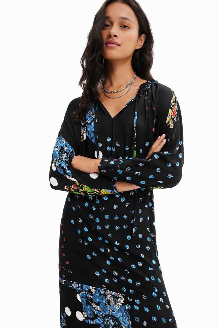 Desigual Polka dot midi Tulum Kadın | 086345-COV