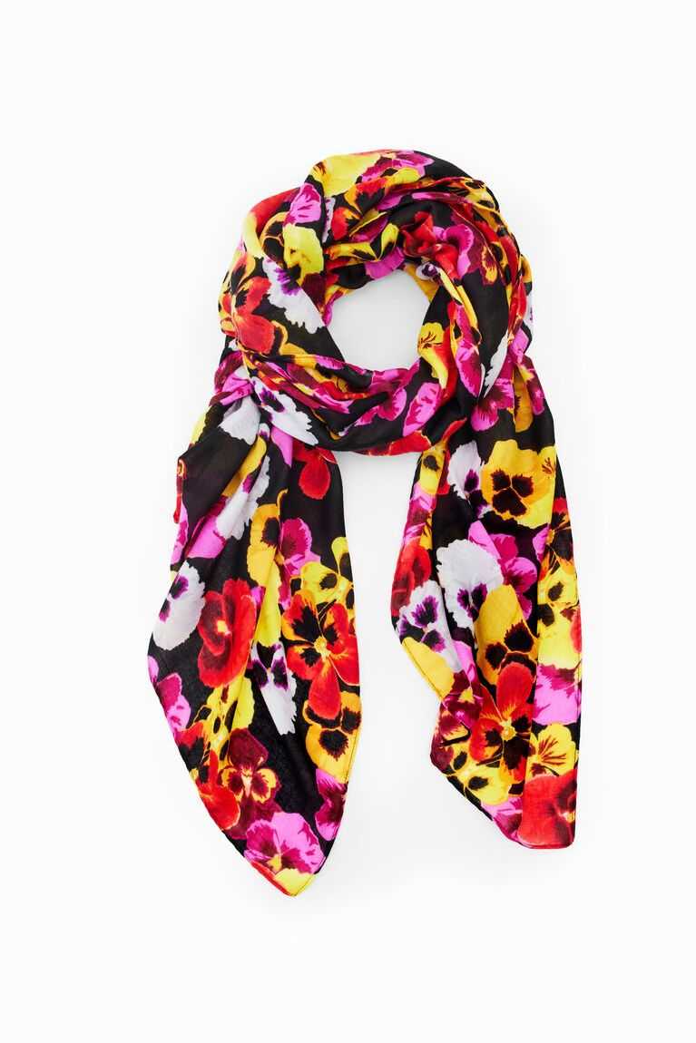 Desigual Rectangular floral foulard Fular Kadın | 605478-IRK