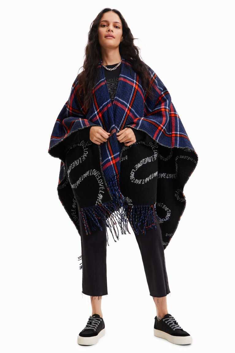 Desigual Reversible plaid Pançolar Kadın | 894516-NHJ