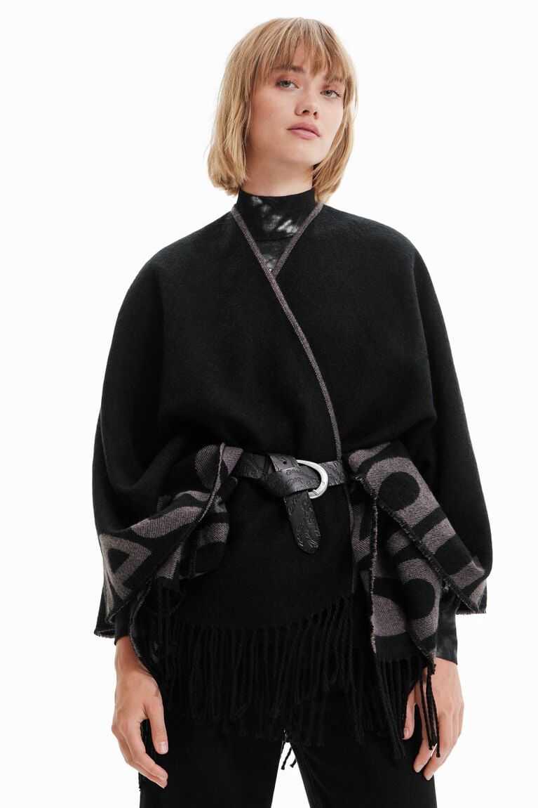 Desigual Reversible poncho Ceket Kadın | 369812-HMS