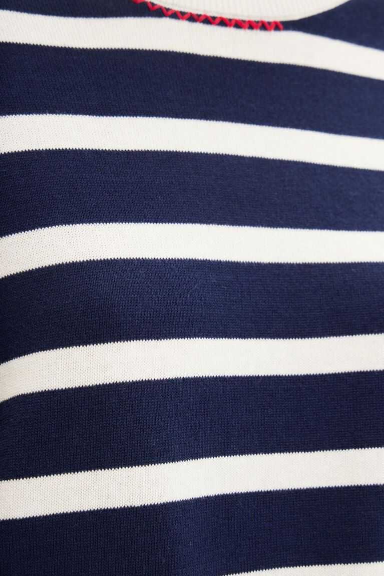 Desigual Sailor stripes pullover Kazak Kadın | 964053-NGD