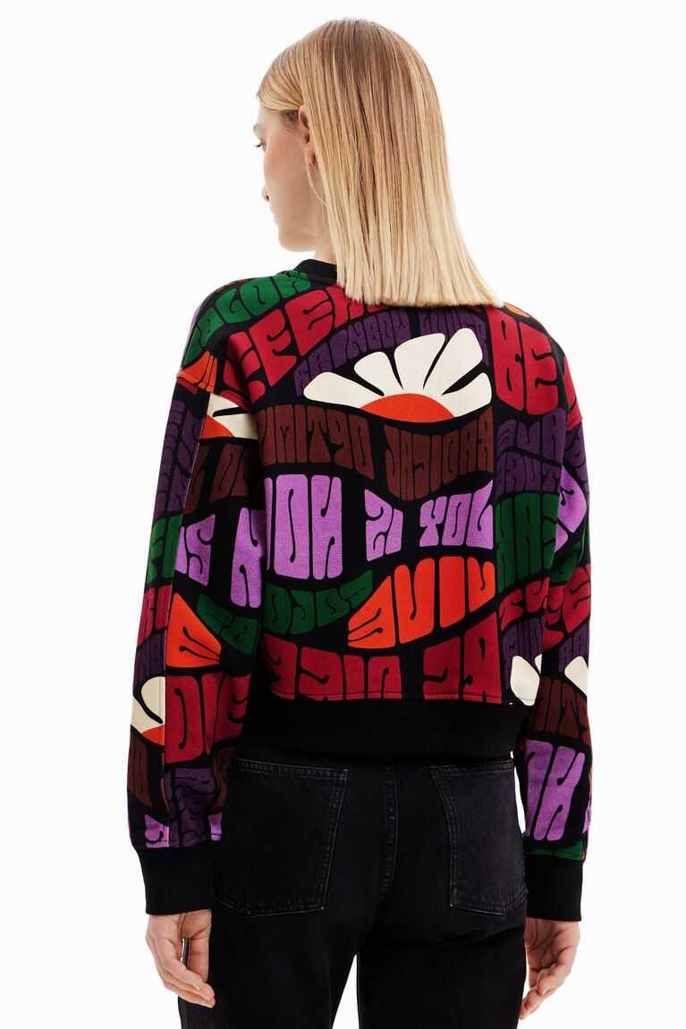 Desigual Save Nature sweatshirt Kazak Kadın | 176382-DFL