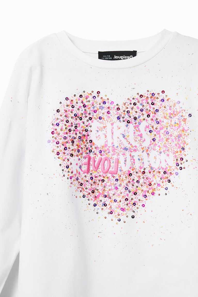 Desigual Sequin splatter Tişört Kiz Çocuk | 410279-ZBV