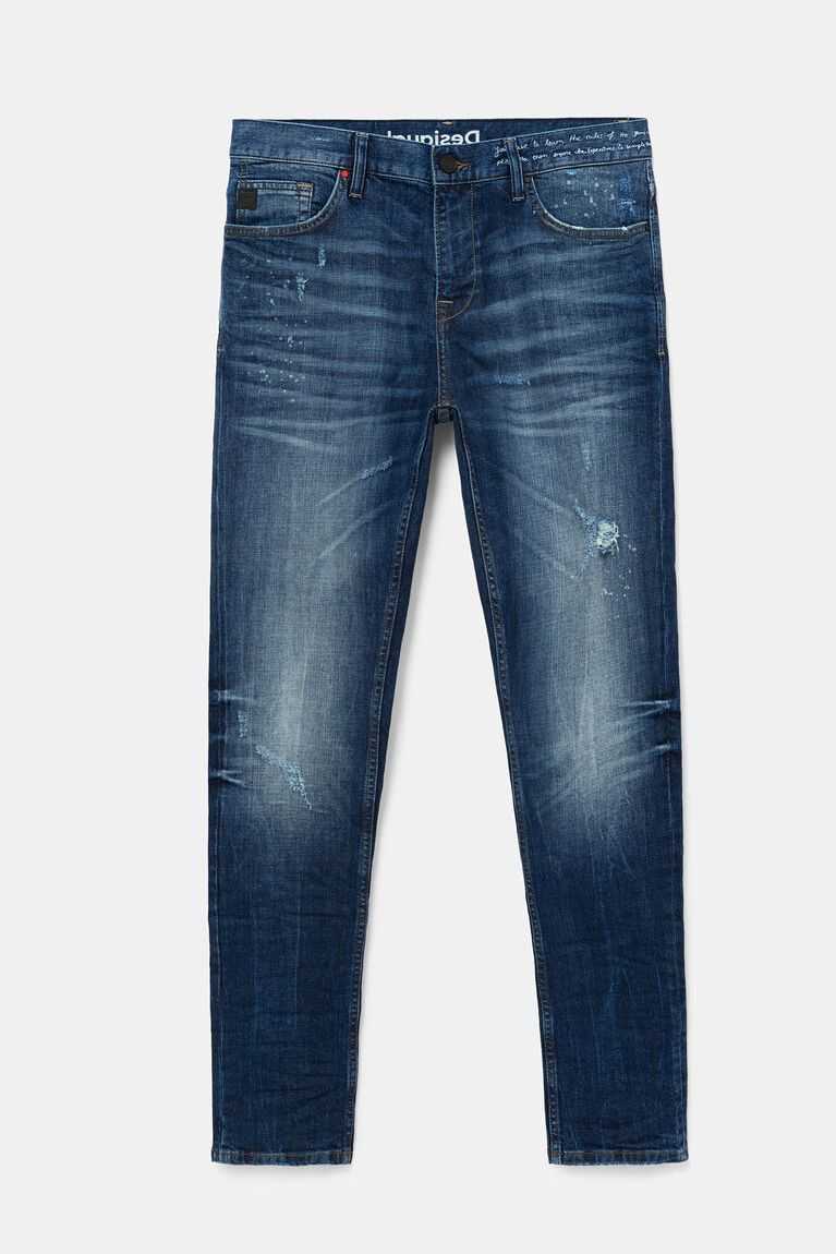 Desigual Slim jeans with message Pantolon Erkek | 547190-ORU