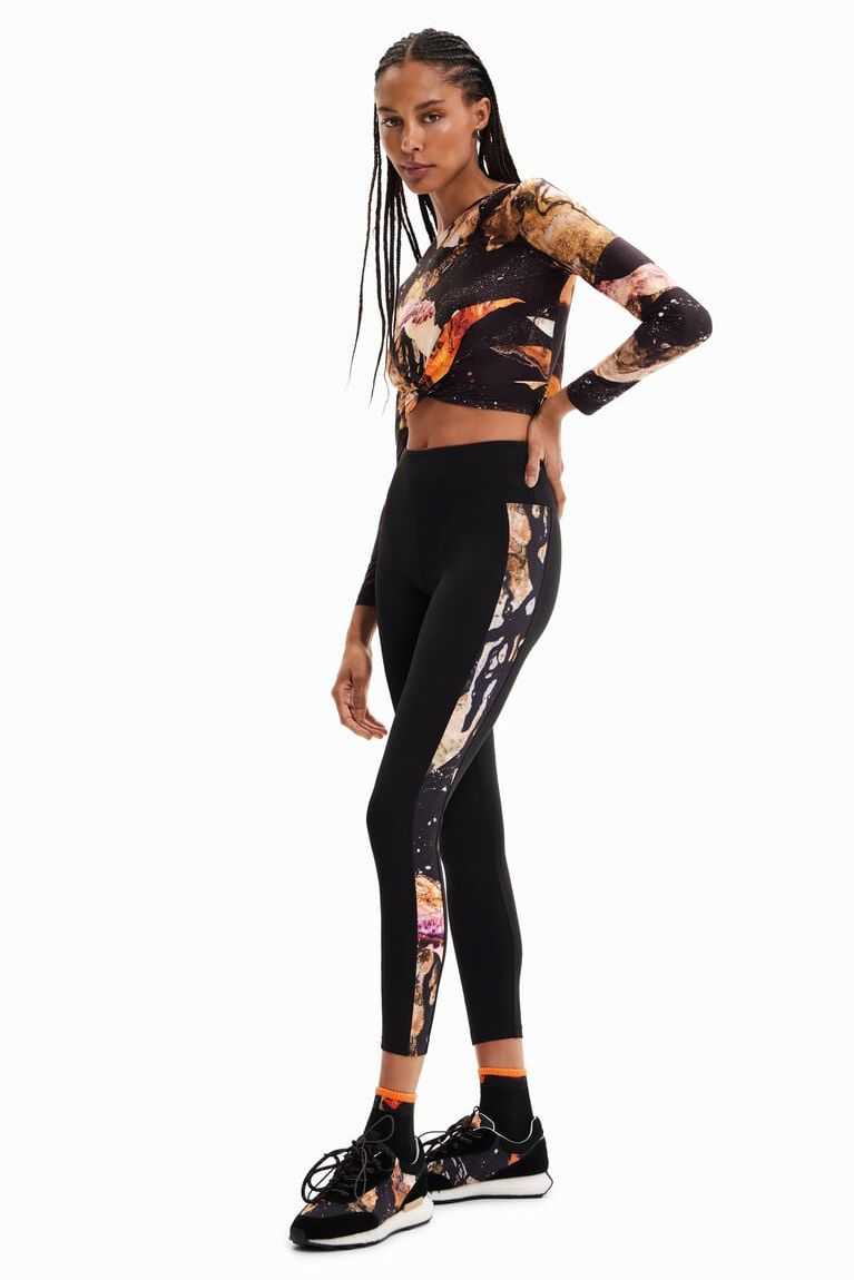 Desigual Slim mineral leggings Tişörtü Kadın | 476915-XYS