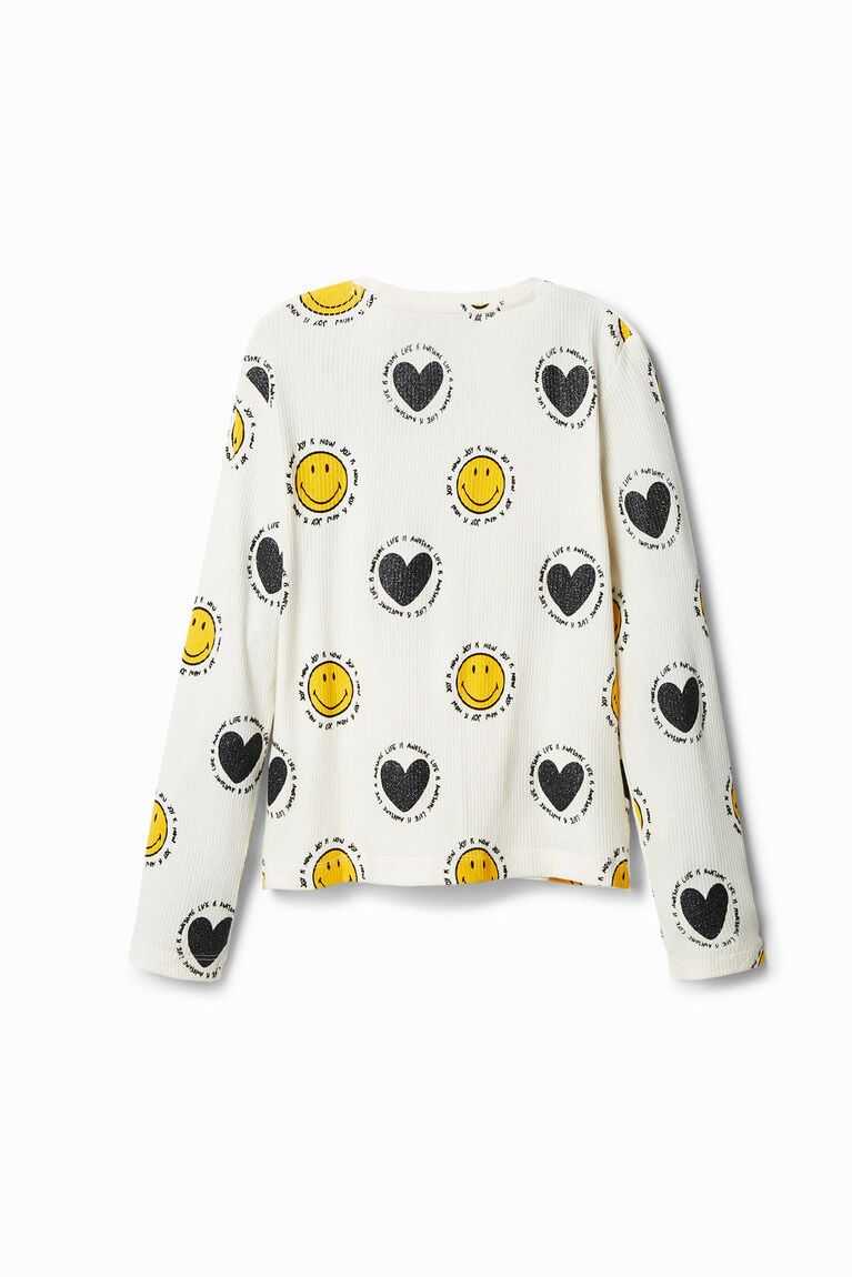 Desigual Smiley and hearts Tişört Kiz Çocuk | 567309-TFC