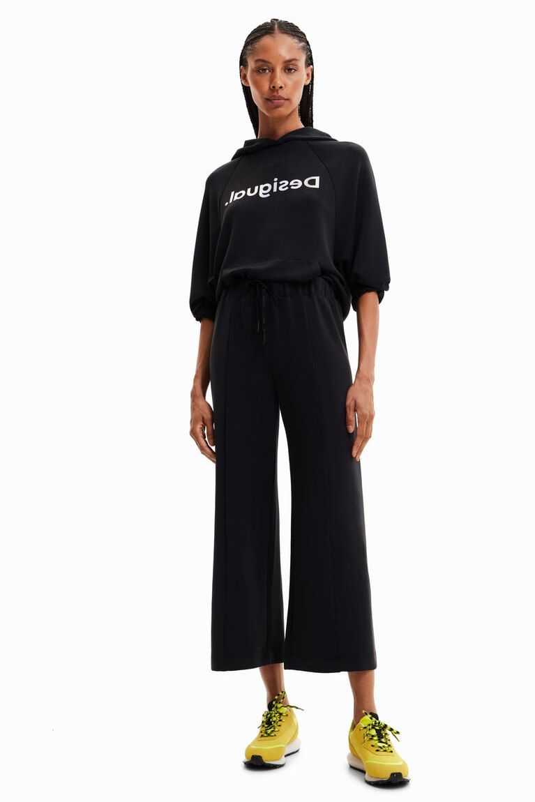 Desigual Soft-touch culotte trousers Tişörtü Kadın | 762549-JCP