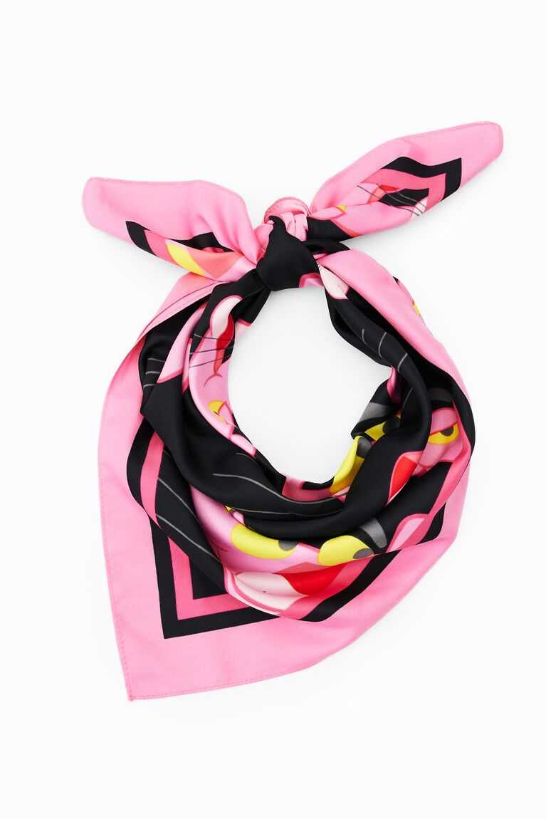 Desigual Square Pink Panther foulard Fular Kadın | 108274-MAY