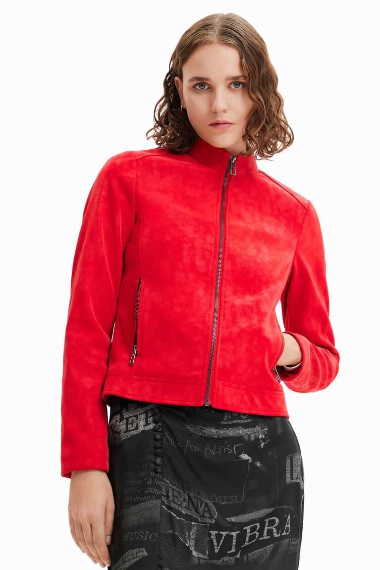 Desigual Süet-effect biker Ceket Kadın | 061783-UHG