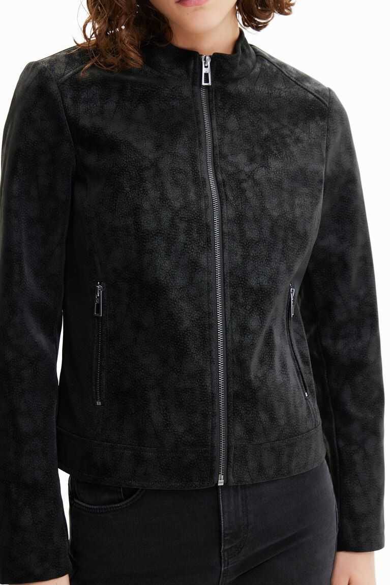 Desigual Süet-effect biker Ceket Kadın | 763192-PRI