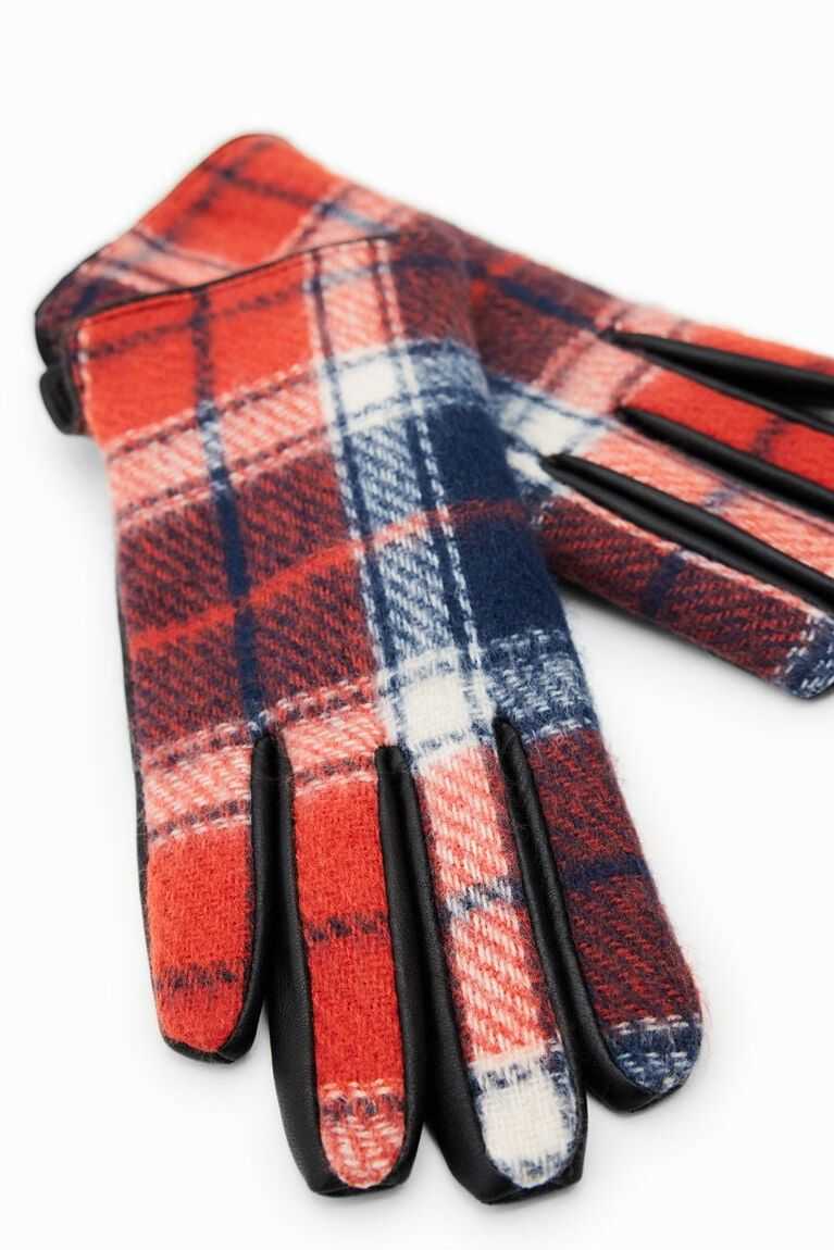 Desigual Tartan gloves Şapkalar Kadın | 097328-VBZ