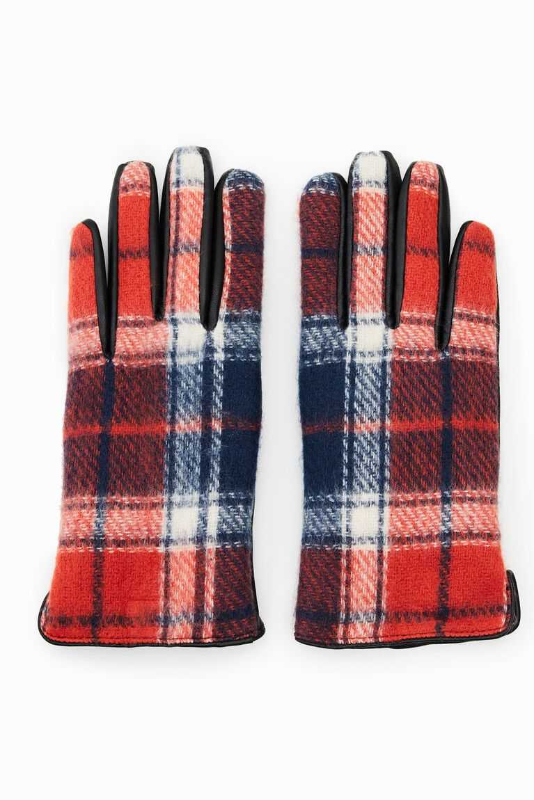 Desigual Tartan gloves Şapkalar Kadın | 097328-VBZ