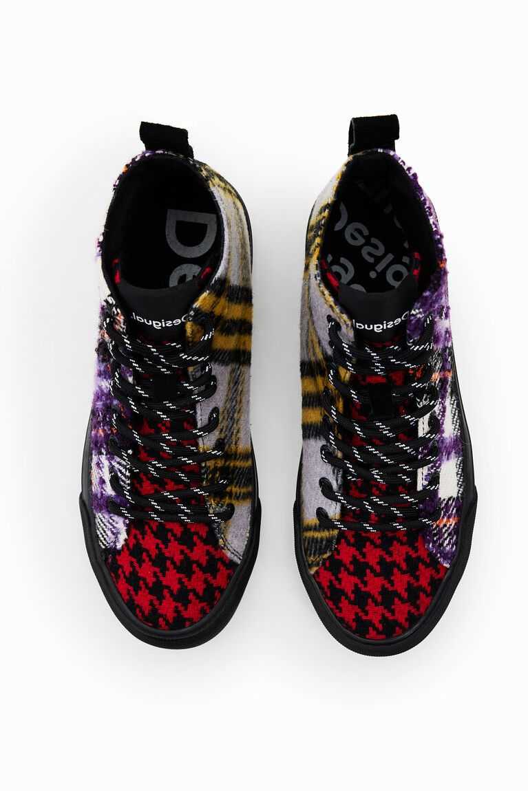 Desigual Tartan high-top Spor Ayakkabı Kadın | 089462-MVU