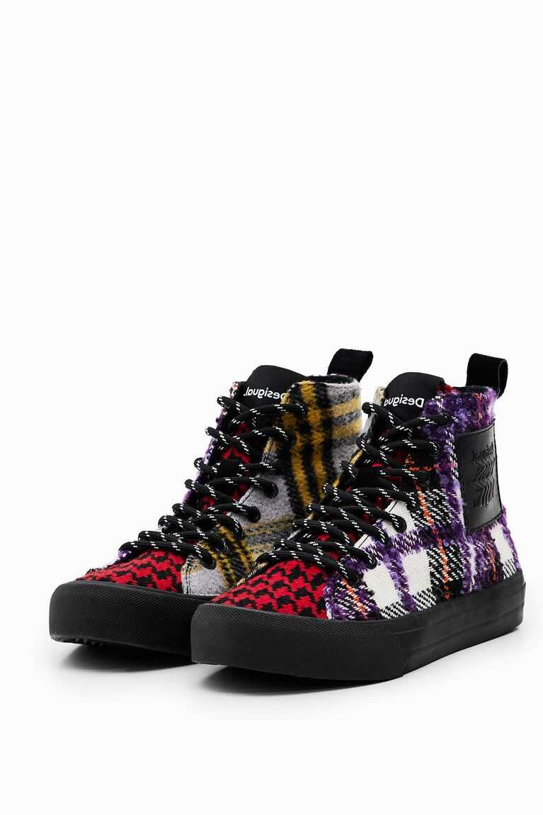 Desigual Tartan high-top Spor Ayakkabı Kadın | 089462-MVU