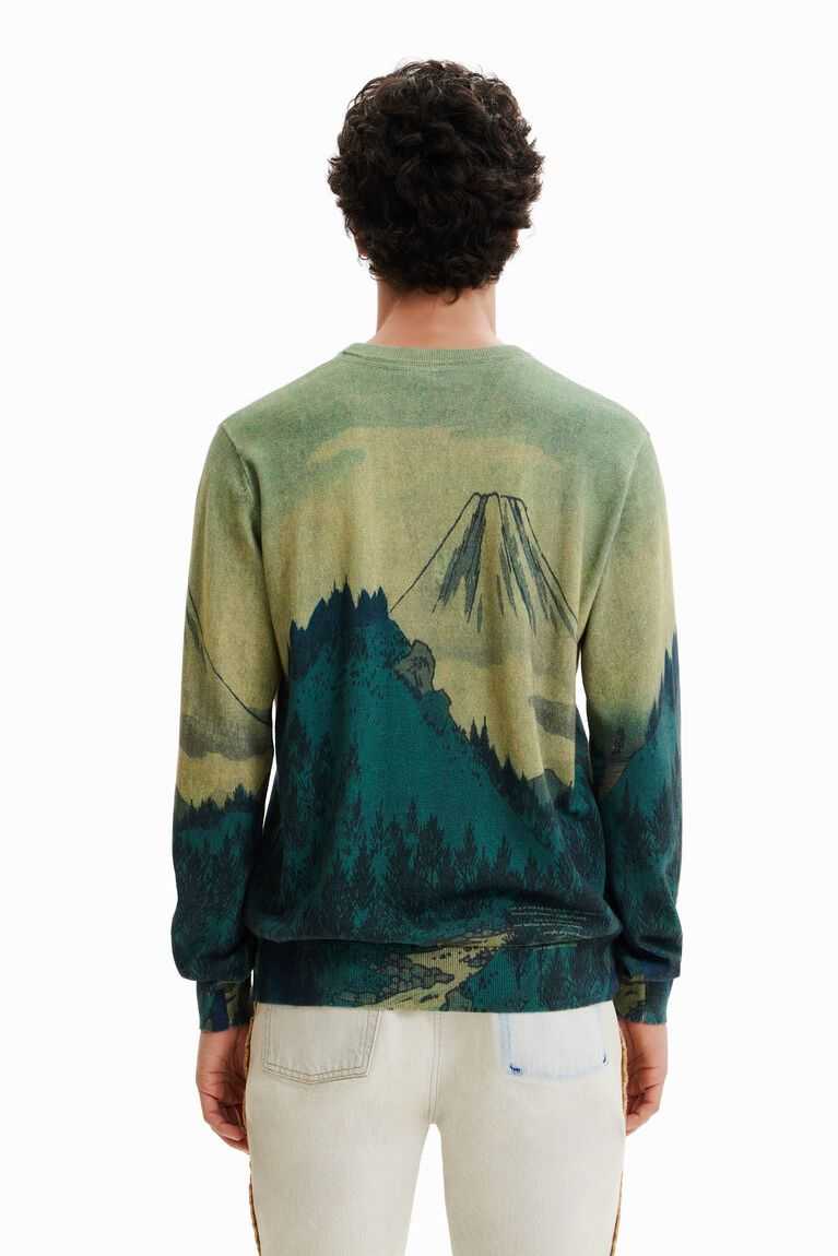 Desigual Thin landscape pullover Tişörtü Erkek | 685940-UMN