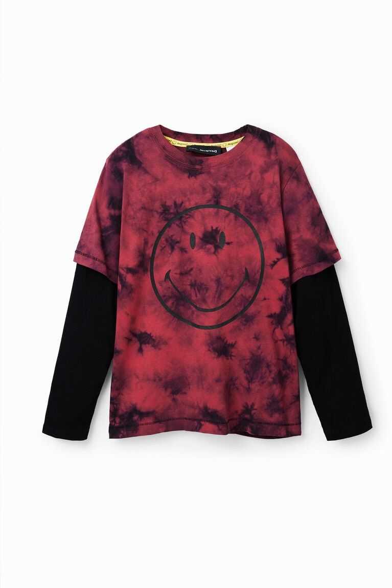 Desigual Tie-dye Smiley Tişört Erkek Çocuk | 451672-MJF