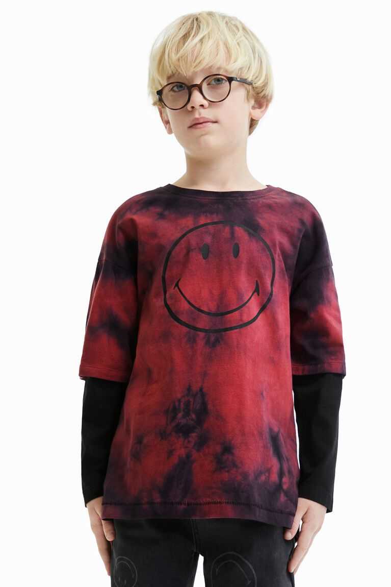 Desigual Tie-dye Smiley Tişört Erkek Çocuk | 451672-MJF