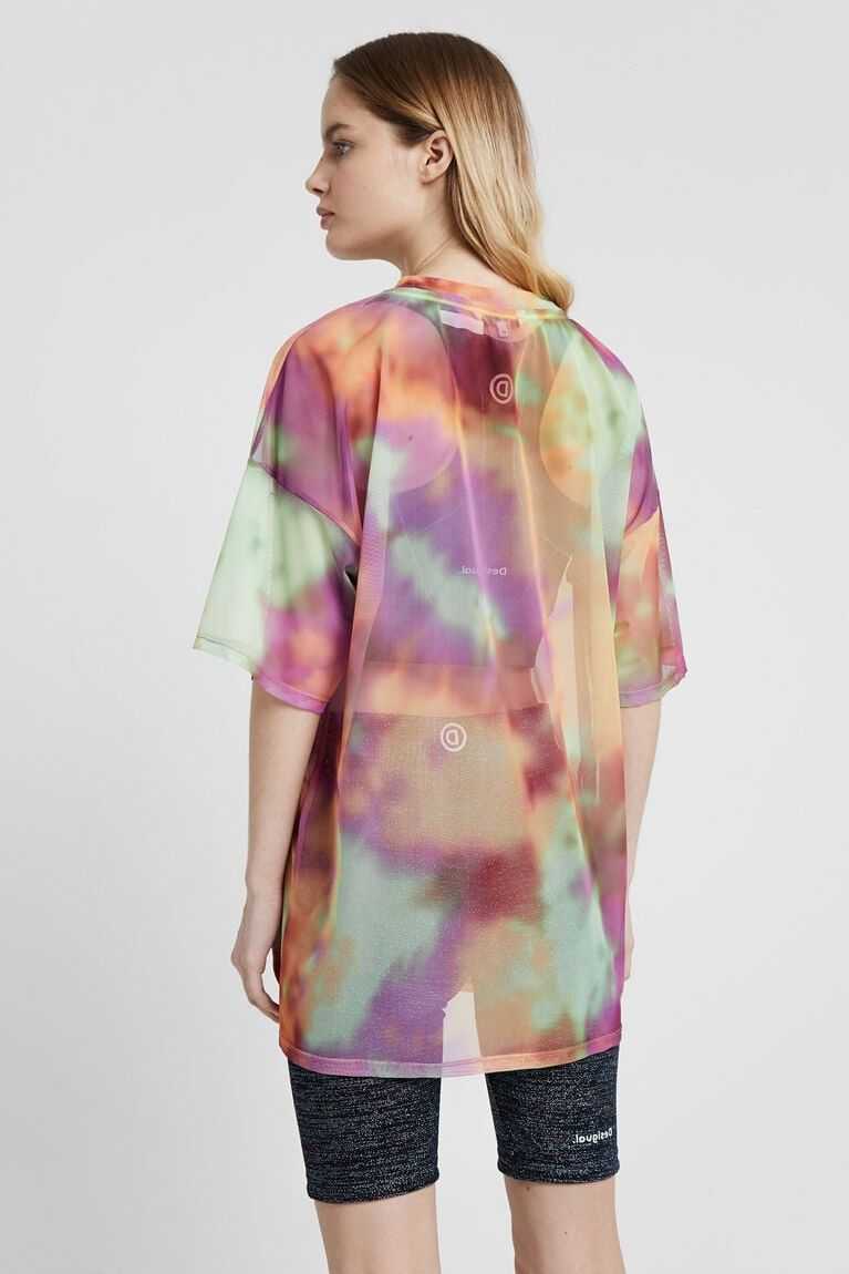 Desigual Tie-dye Tişört Kadın | 209614-ONL