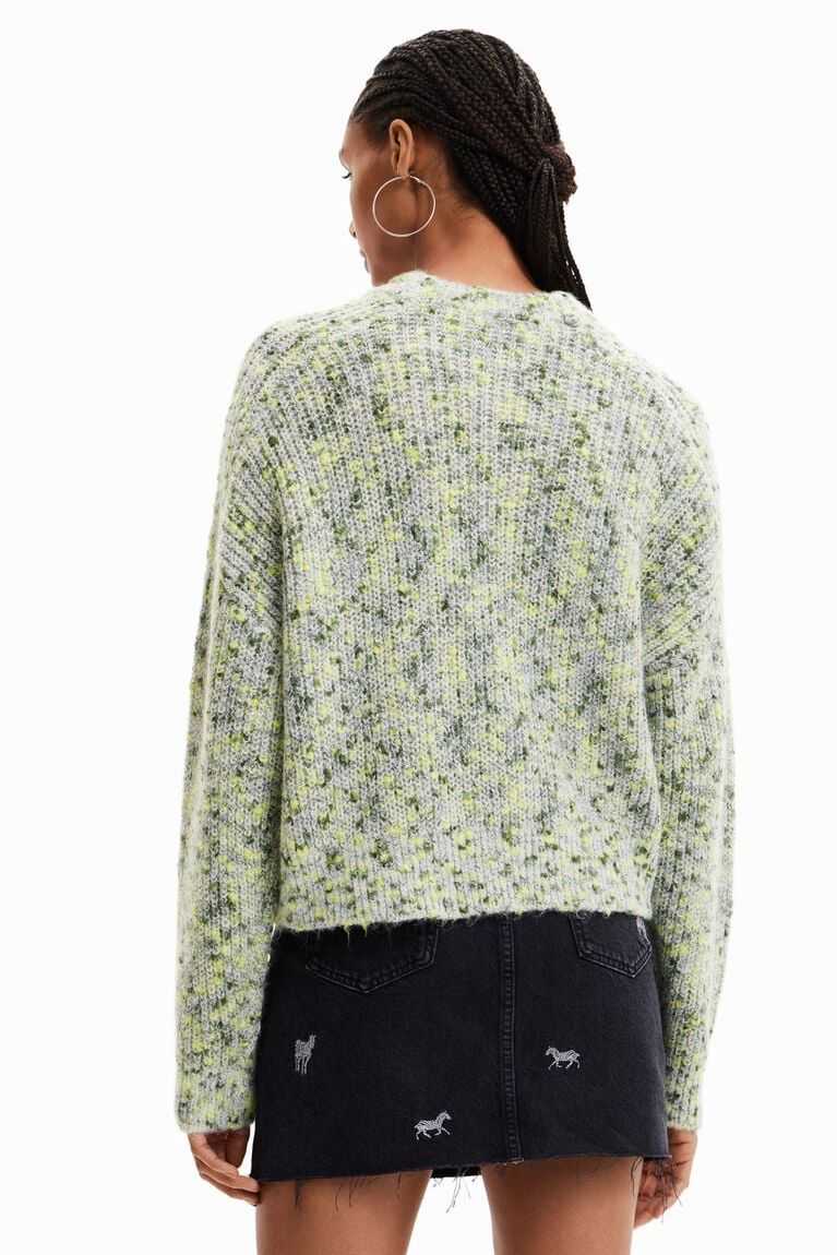 Desigual Tıknaz knit jumper with embroidery Kazak Kadın | 613807-DBM