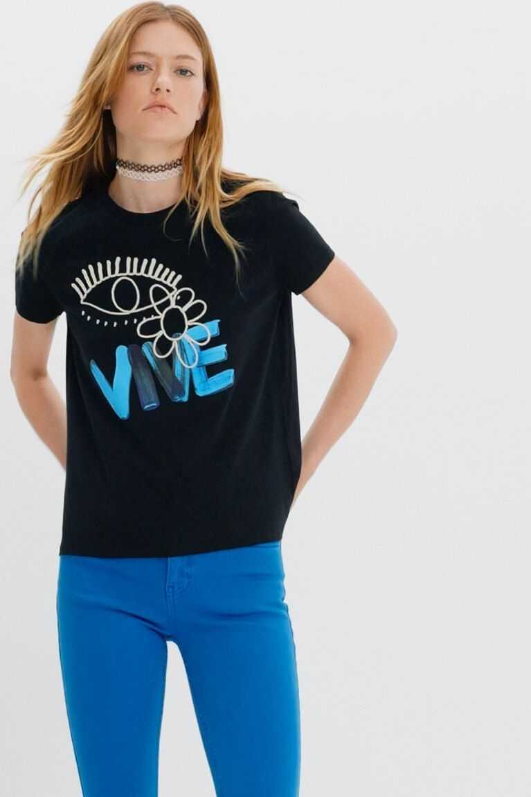 Desigual Vive Tişört Kadın | 713582-OYC