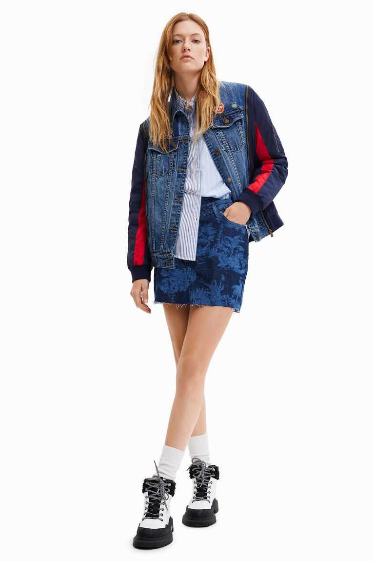 Desigual Çizgili with college patches Üstler Kadın | 396587-AYF